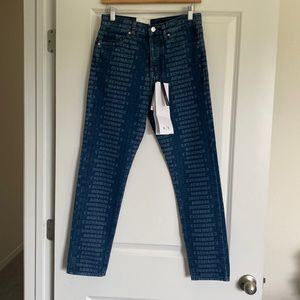 A/X ARMANI EXCHANGE BLUE DENIM JEANS PANTS SIZE 26R NWT